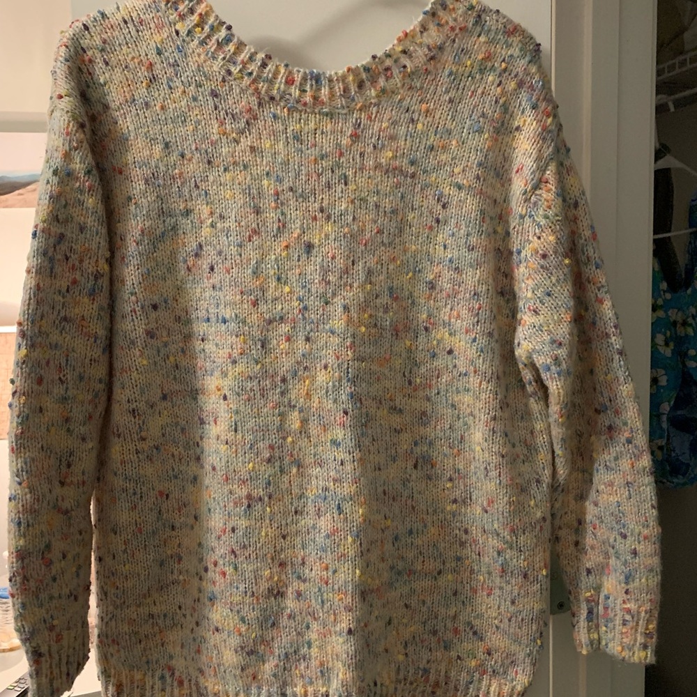 Mainstrip Knit Multi-Color Sweater
